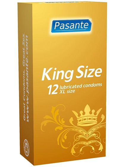 King Size Condoms, 12-pack
