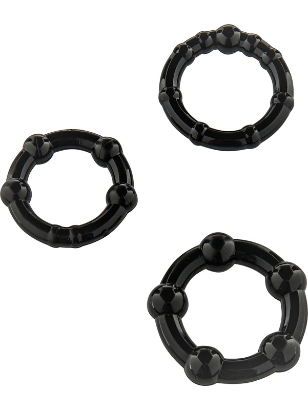 Stay Hard Cockrings, 3-pack