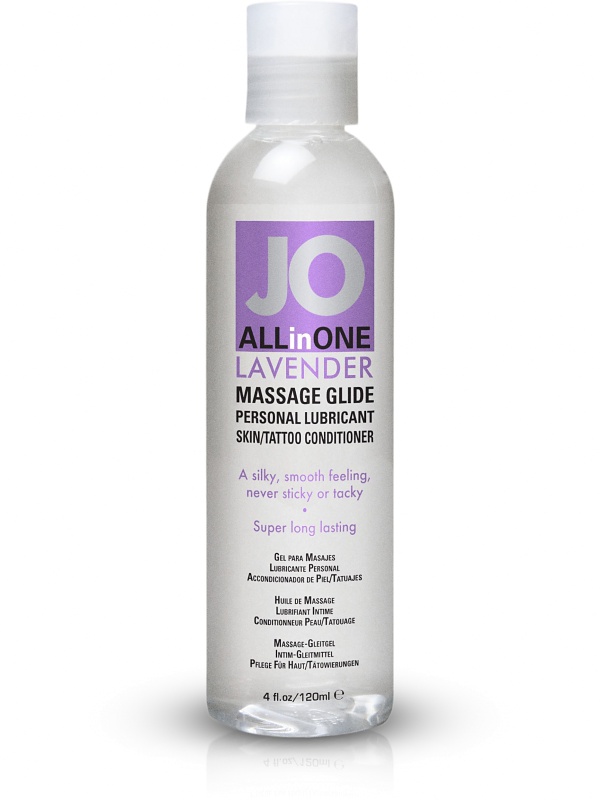 All-In-One Massage Gel/Lube, Lavender