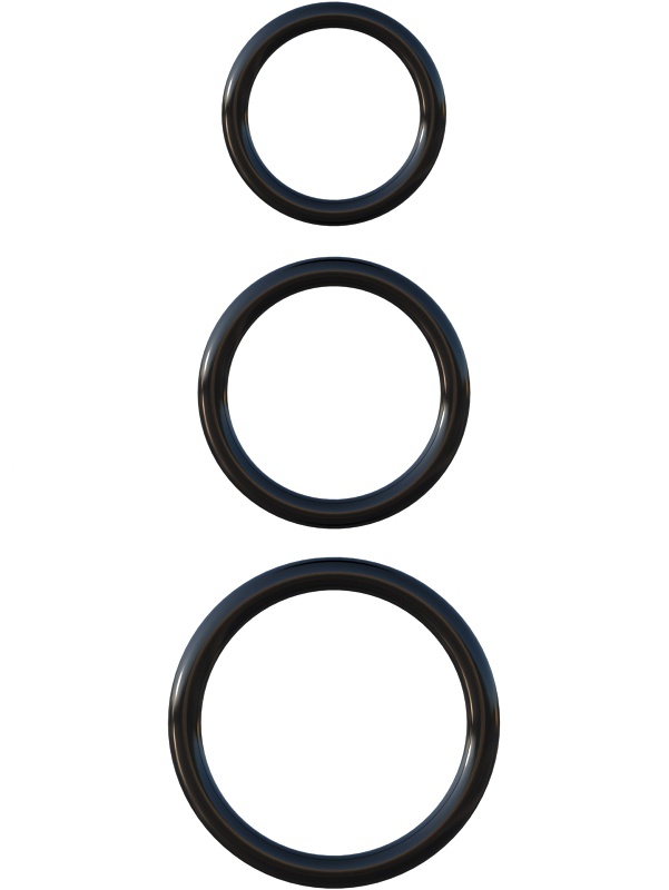 Silicone 3-Ring Stamina Set