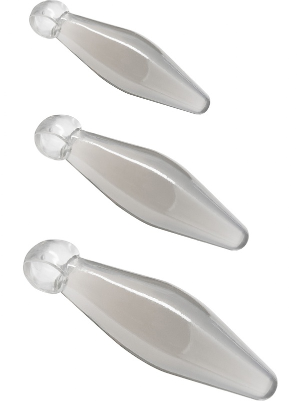 Finger Rimmer Anal Plugs, 3-pack