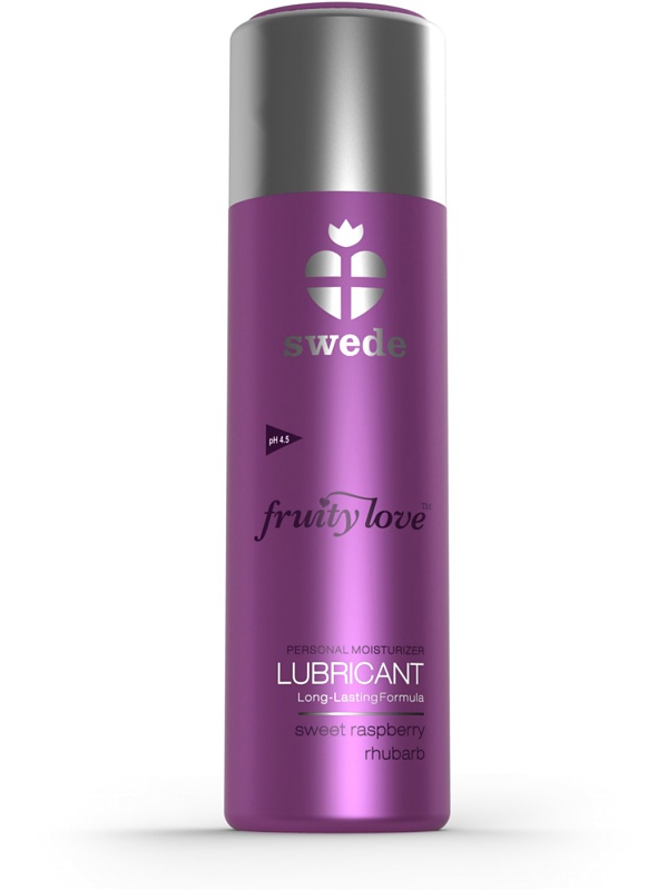 Waterbased Lubricant, Sweet Raspberry/Rhubarb