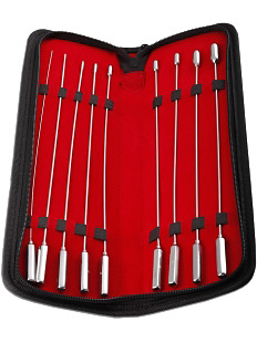 Rosebud Urethral Sounds, 8 Pieces Kit