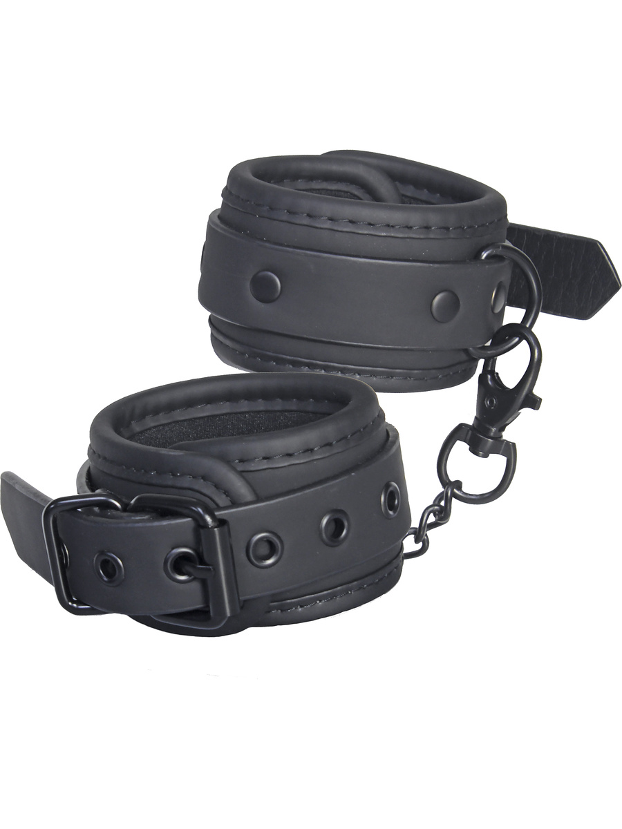 Blaze, Luxury Fetish Handcuffs, black