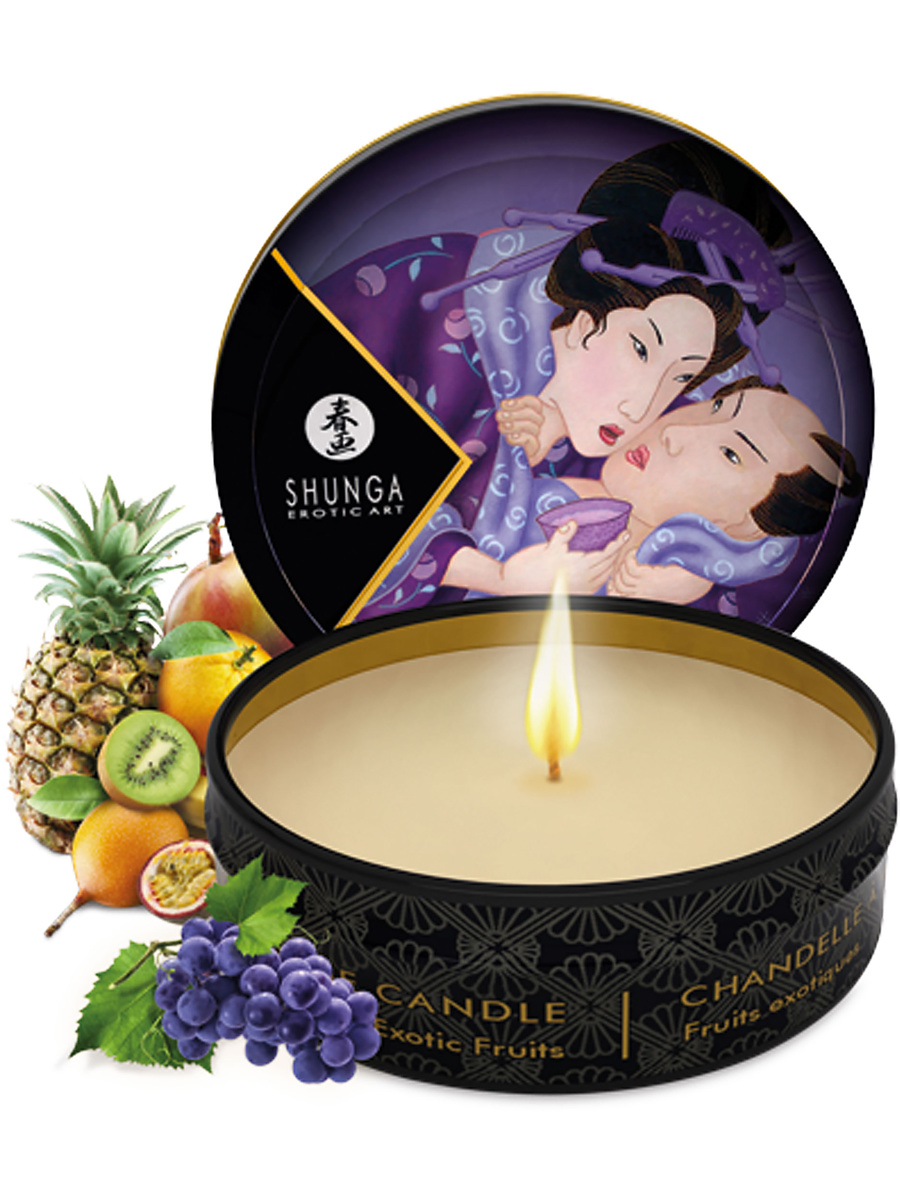 Libido Mini Massage Candle, Exotic Fruits