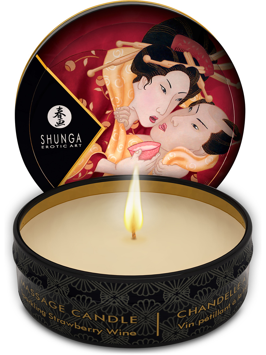 Romance Mini Massage Candle, Sparkling Strawberry  
