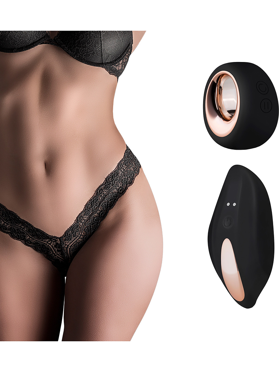 Remote Control Vibrating Lace Thong