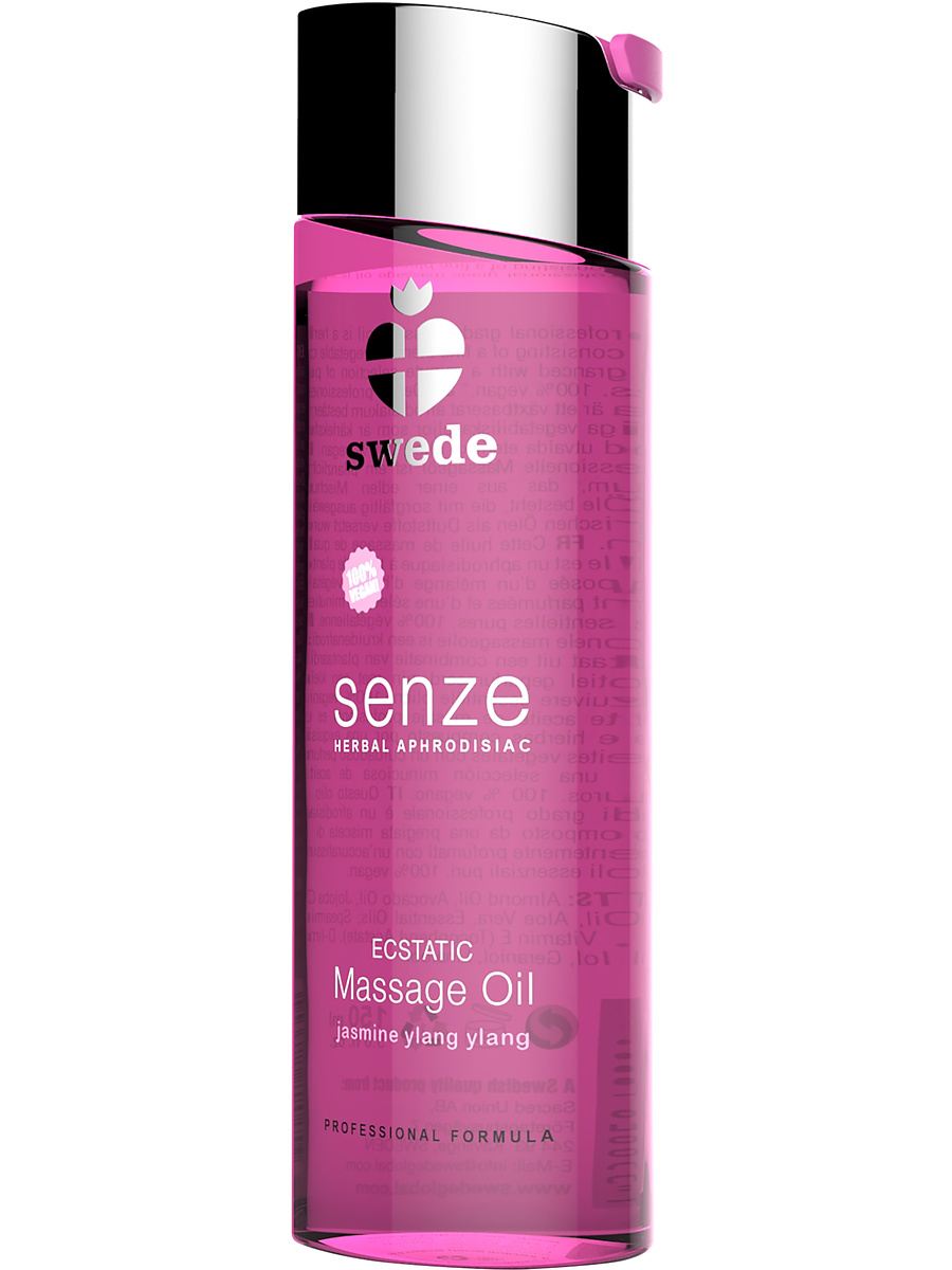 Ecstatic Massage Oil, Jasmine/Ylang Ylang