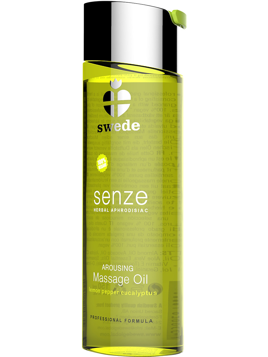 Arousing Massage Oil, Lemon/Pepper/Eucalyptus