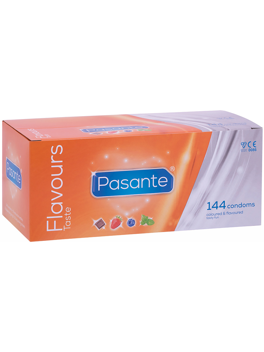Flavours Taste Condoms, 144-pack