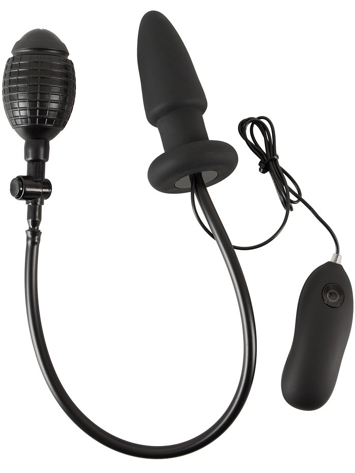 Inflatable + Vibrating Butt Plug