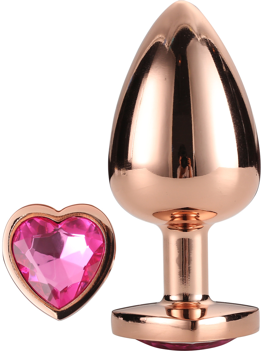 Gleaming Love, Rose Gold Plug, Medium