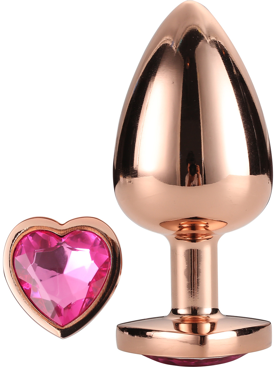 Gleaming Love, Rose Gold Plug, Large