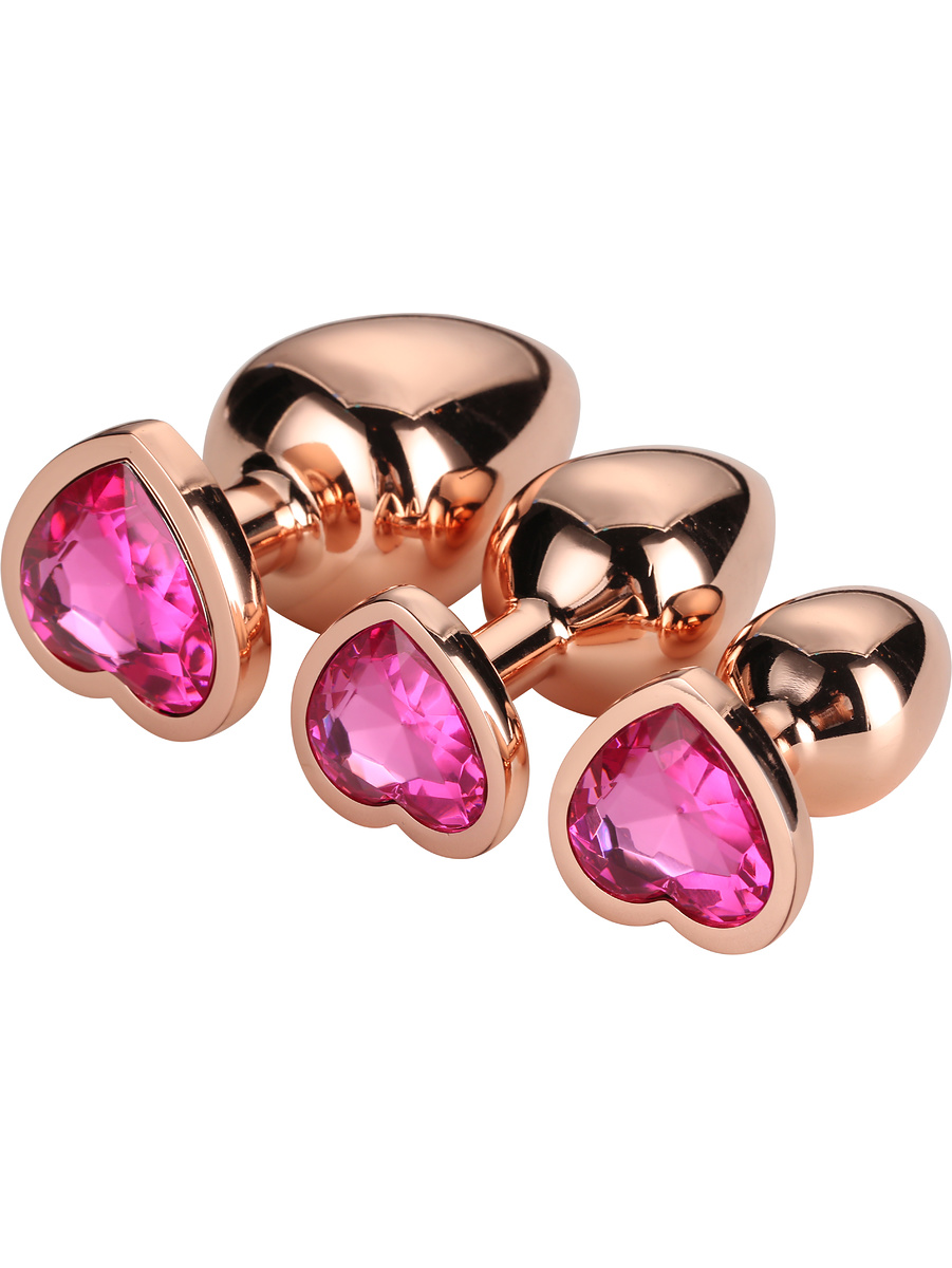 Gleaming Love, Rose Gold Plug Set