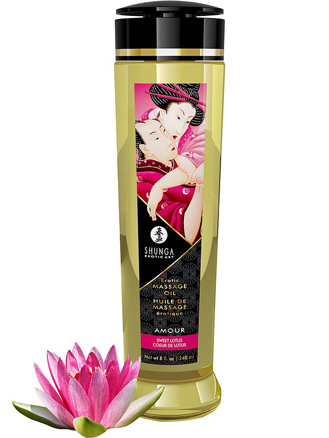 Amour Erotic Massage Oil, Sweet Lotus