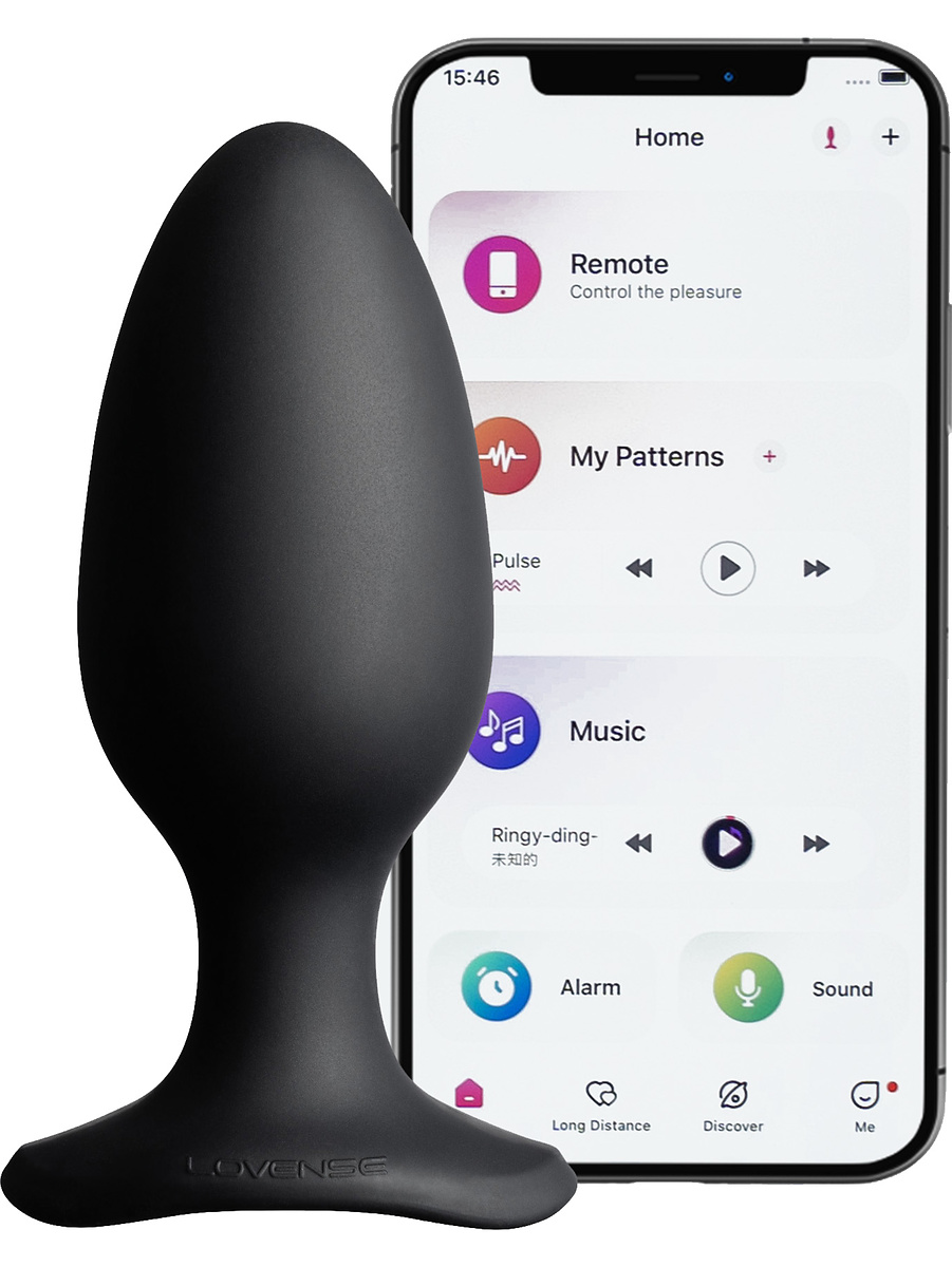 Hush 2, Bluetooth Butt Plug, Large