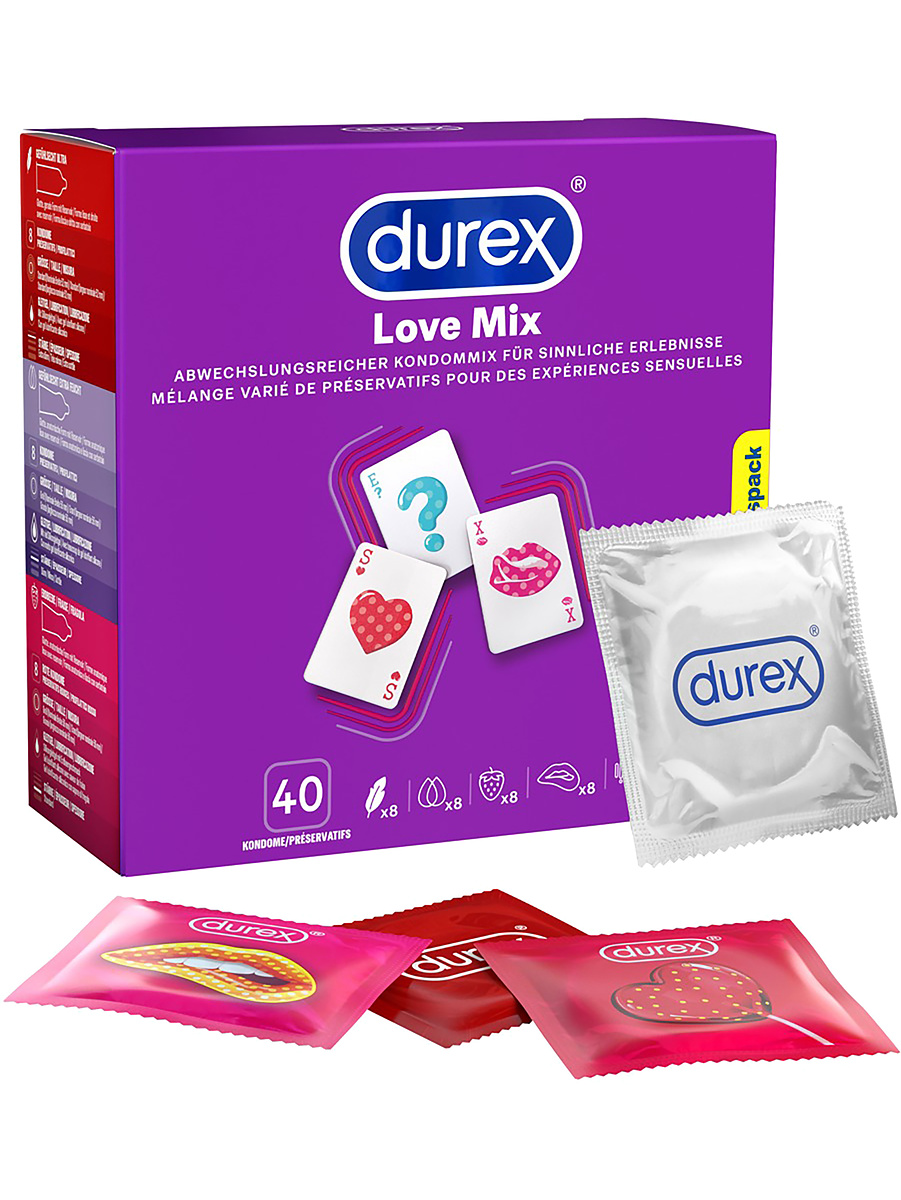 Love Mix Condoms, 40-pack