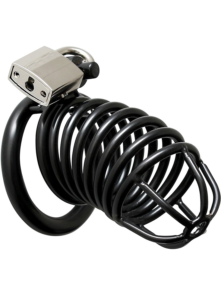 Male Chastity Device with Padlock