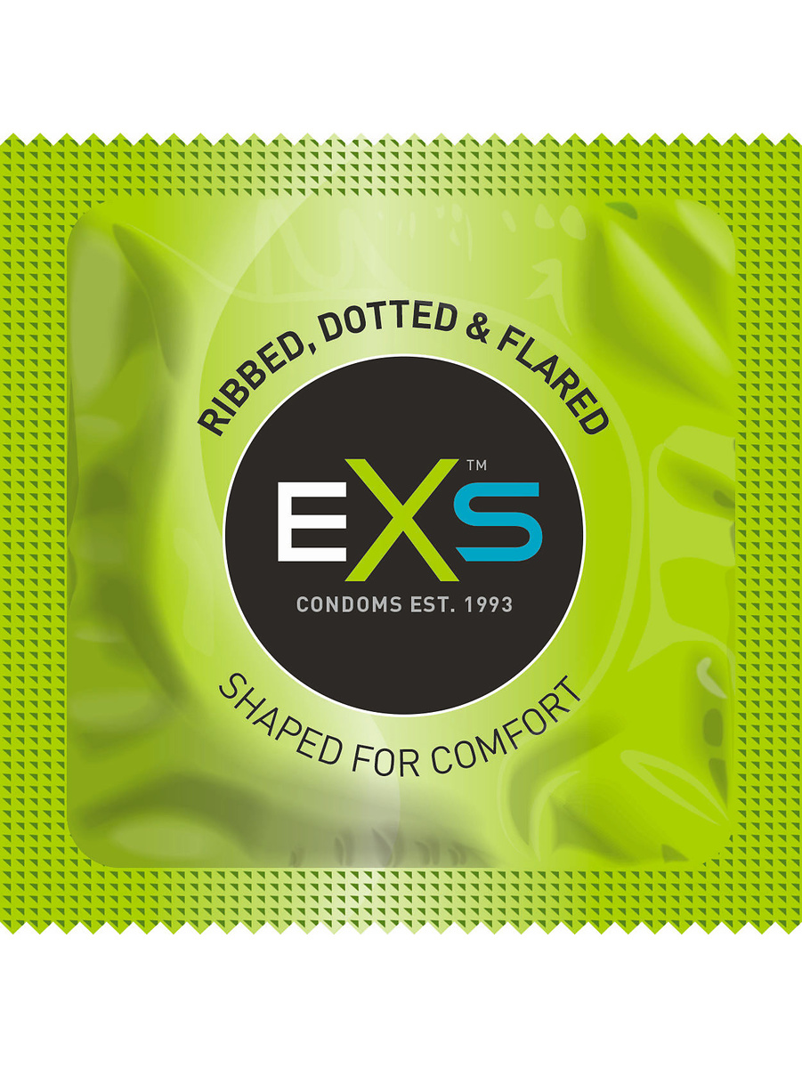 Ribbed & Dotted Condoms, 100-pack