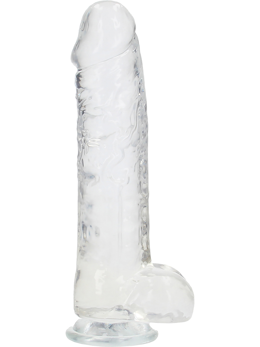 Crystal Clear Realistic Dildo, 25 cm