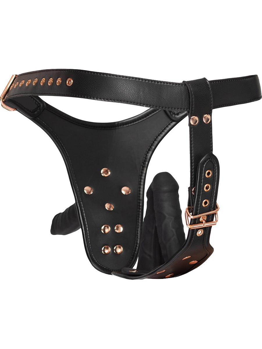 Dildo Briefs Harness with 3 Dildos