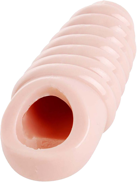 Ribbed Penis Enhancer Sheath