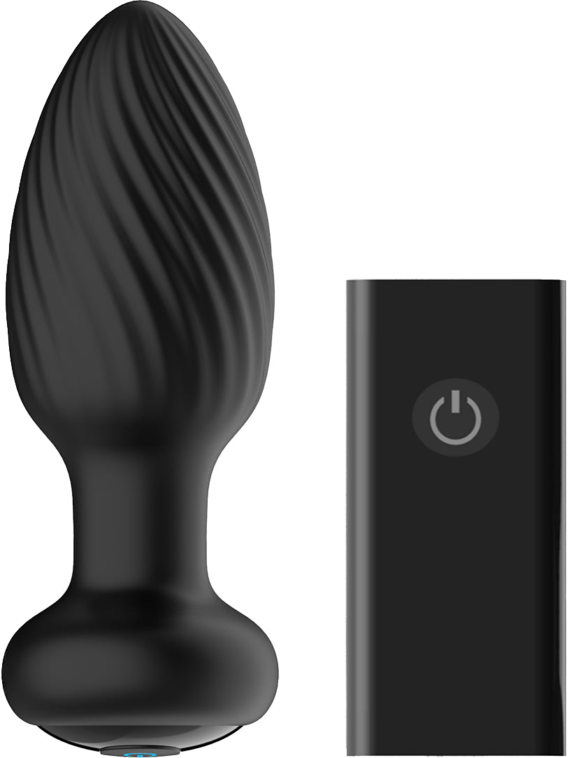 Tornado, Rotating & Vibrating Butt Plug