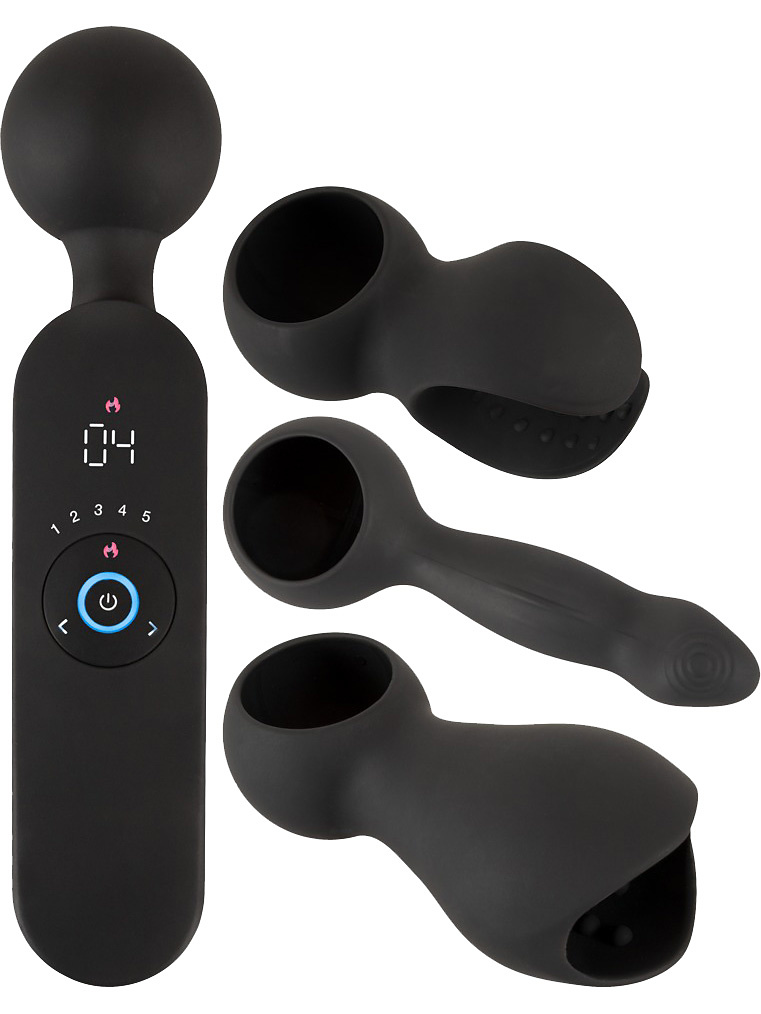 Wand Vibrator + 3 attachments