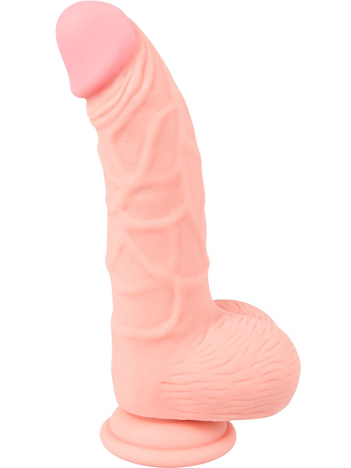 Medical Silicone Curved Dildo, 20 cm