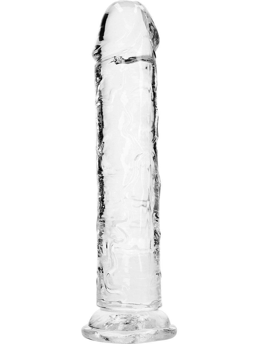 Crystal Clear Straight, Realistisk Dildo, 23 cm