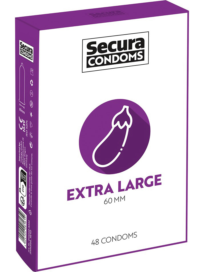 Extra Large Condoms, 48-pack