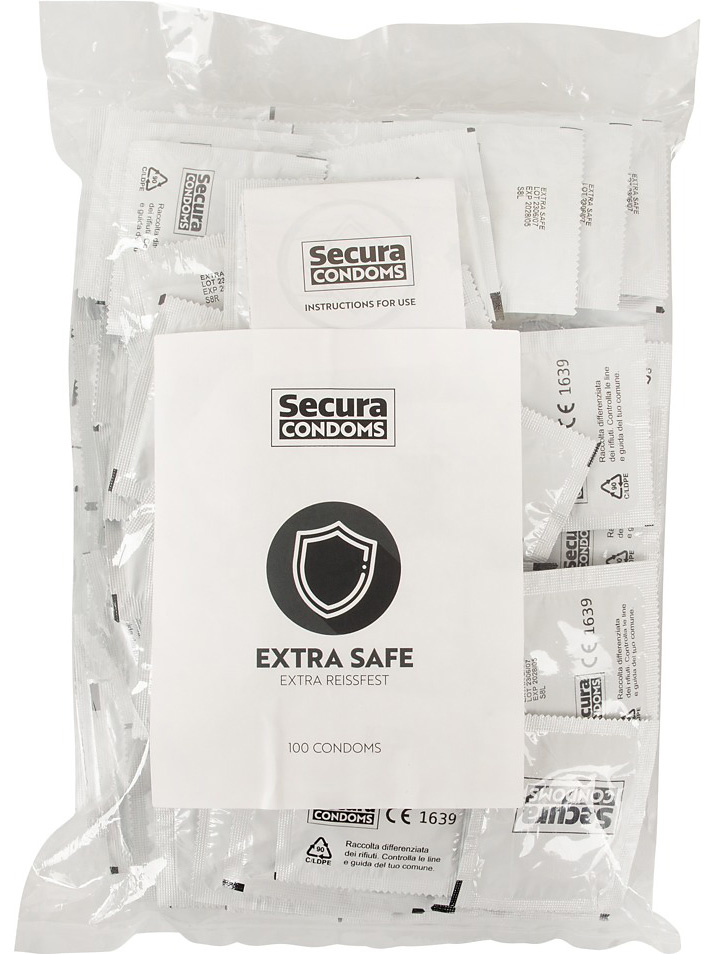 Extra Safe Condoms, 100-pack