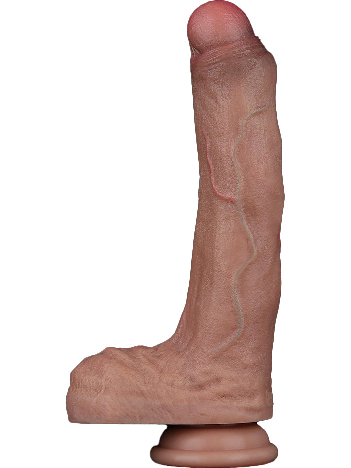Dual-Layered Silicone Dildo, 22cm