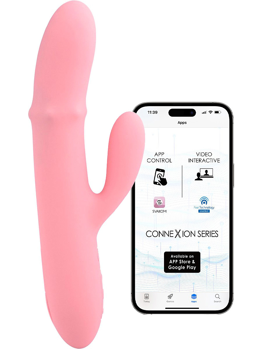 Interactive Rabbit Vibrator with Thrusting Beads