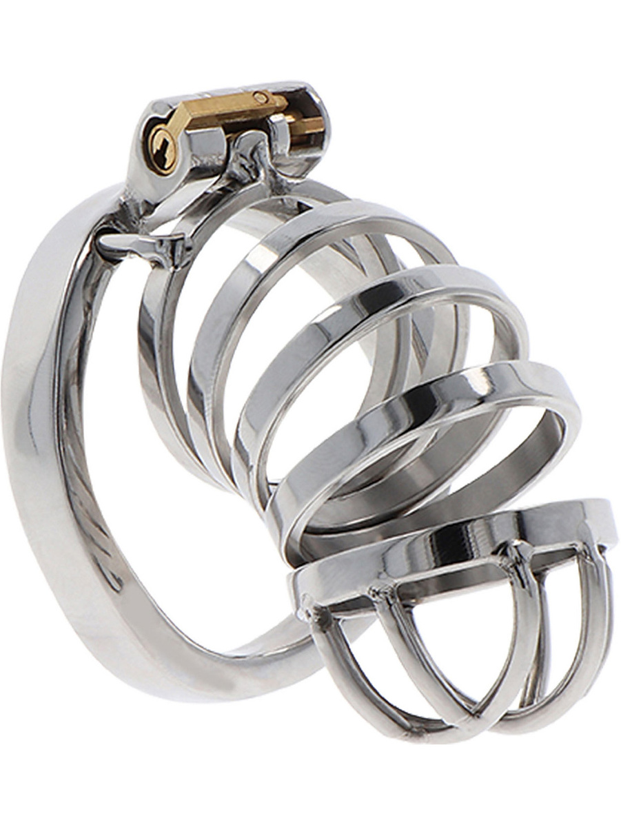 Extreme Chastity Metal Cock Cage, 6 cm