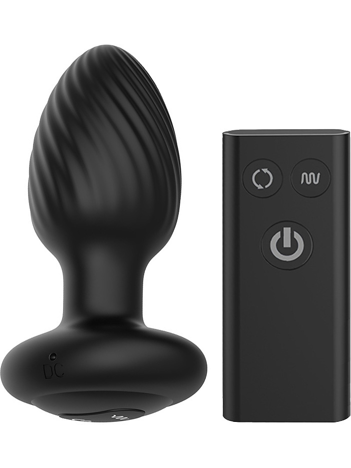 Tornado, Rotating & Vibrating Butt Plug
