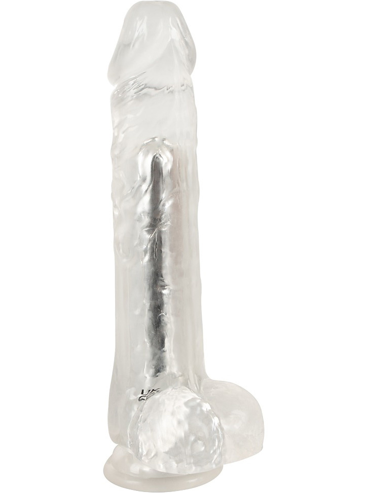 Crystal Clear Dildo Vibrator, 24,5 cm