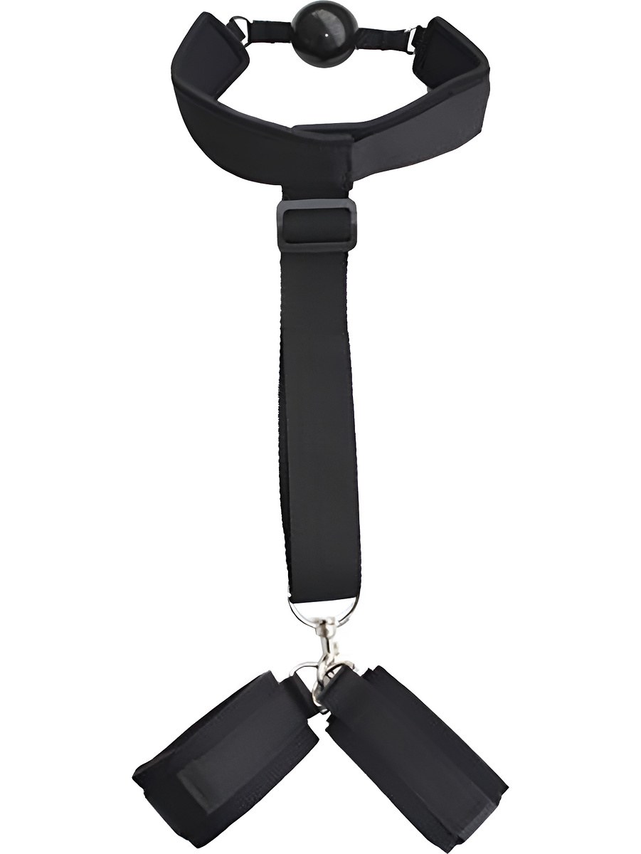 Fetish Art, Bondage Back Restraint med Gag