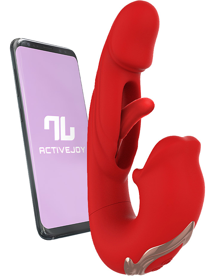 Mouty, Biting & Flipping Rabbit Vibrator with App