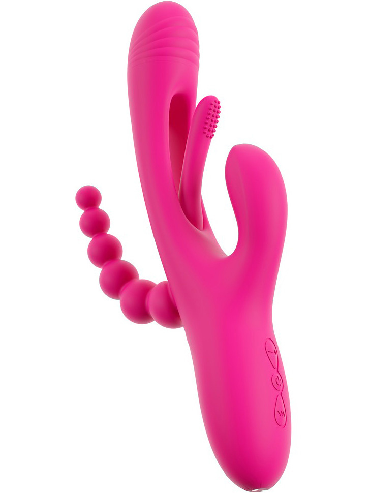 Triple Vibe with Flicking Tongue