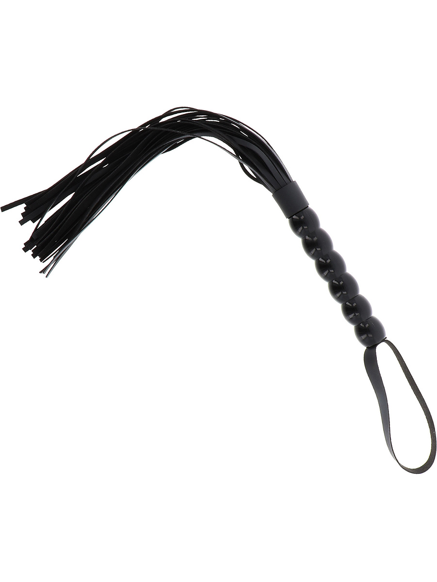 Extreme Long Beaded Flogger Whip