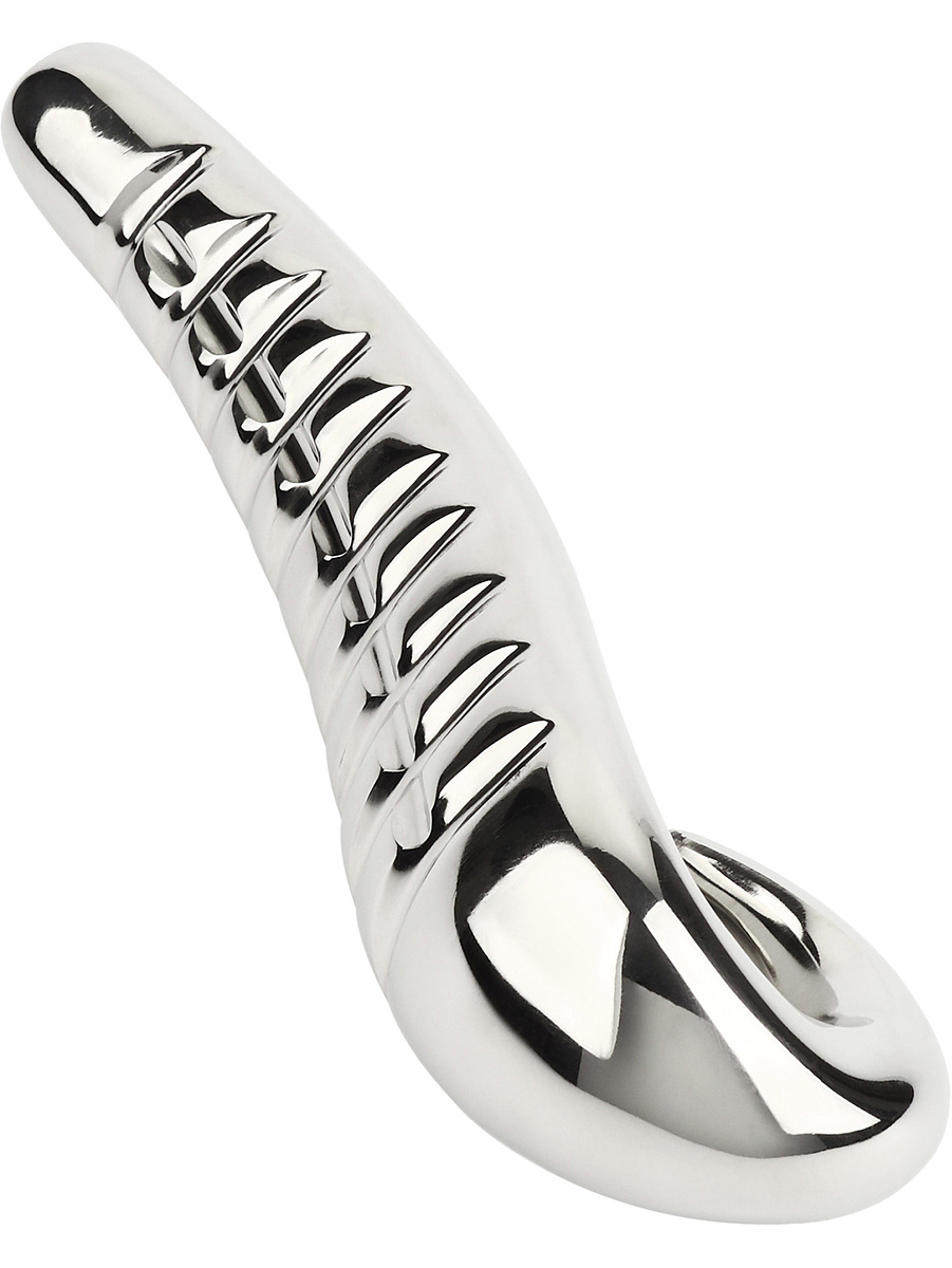 Devil's Tongue Dildo in Stainless Steel