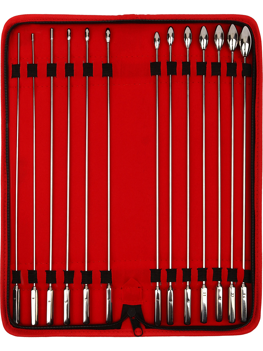 Rosebud Urethral Sounds, 13-pack