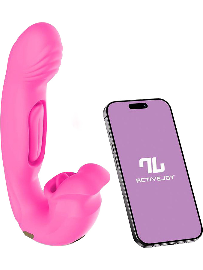Bimby, App-Controlled Vibrator with Tongue and Mouth