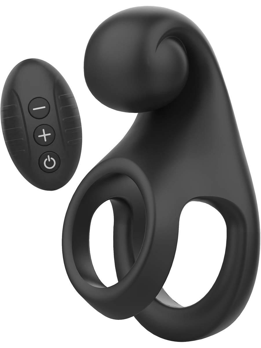 The Aladin, Vibrating Penis Ring with Double Ring