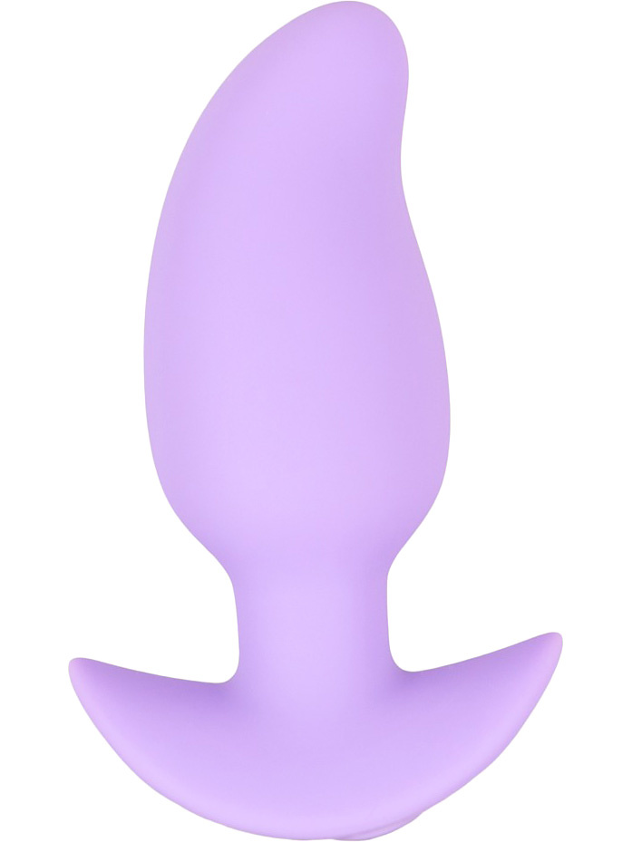 Vibrating Mini Butt Plug with Curved Tip