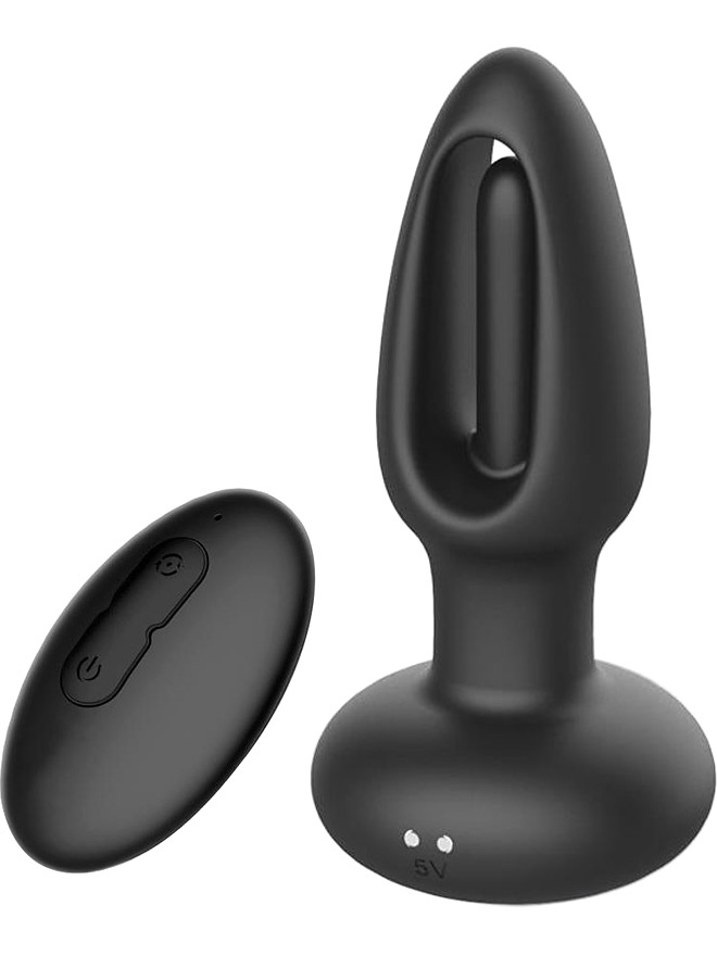 Sasha, Remote Vibrating Anal Plug with Tongue