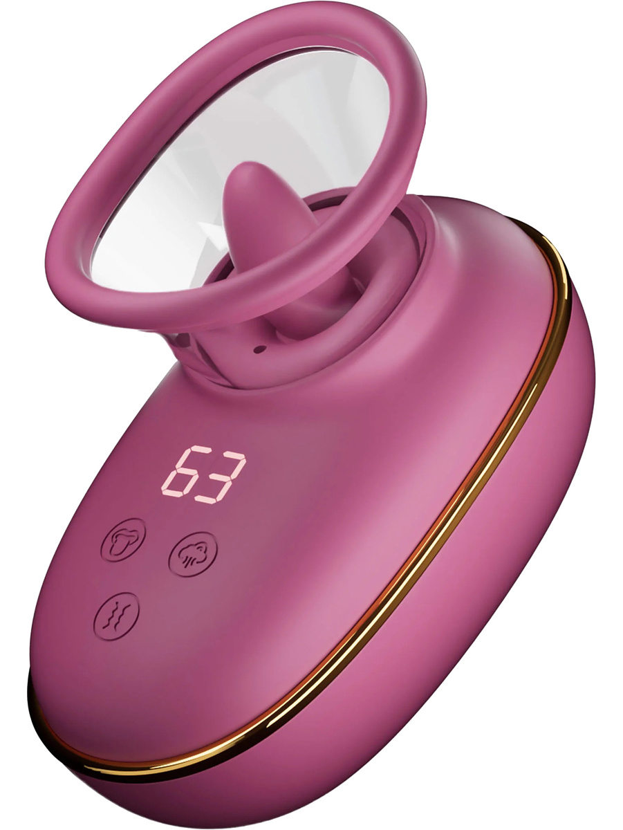 Automatic Clitoral Pump with Licking Tongue