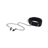 Velcro Collar with Nipple Clamps