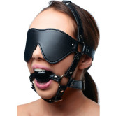 Blindfold Harness + Ball Gag